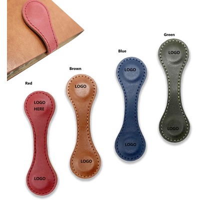 PU Leather Magnetic Bookmark