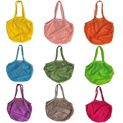 Mesh Net Bag with Long Shoulder Handle Bag