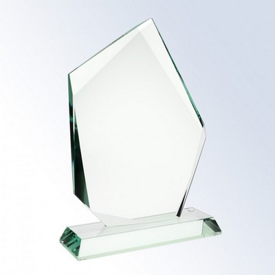 Large Jade Glass Summit Award - Unattached