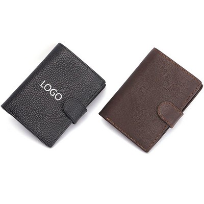 Large Capacity Leather Wallet
