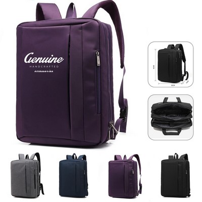 Business Zip Laptop Backpack