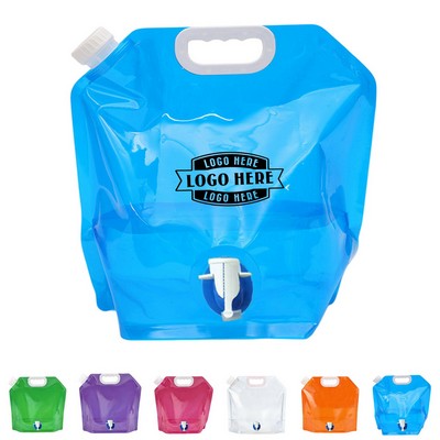 Portable 1.3-Gallon Foldable Water Pouch