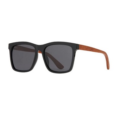 Koa Onyx & Walnut Polarized Sunglasses