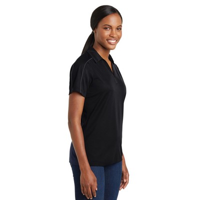Sport-Tek Women's Micropique Sport-Wick Piped Polo