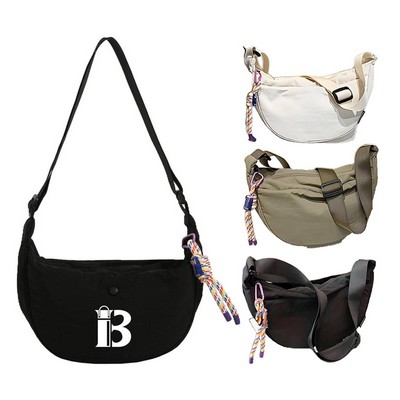 Large Capacity Nylon Single-Shoulder Cross-body Bag