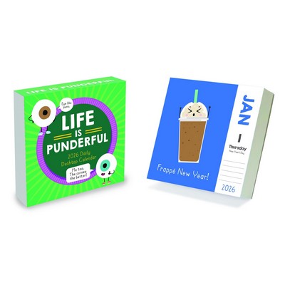 2026 Puns of Fun Daily Desktop Calendar