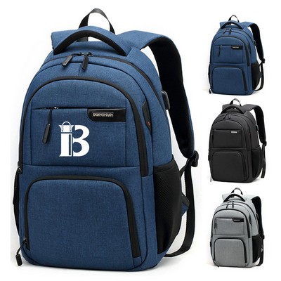 15.6" Oxford Cloth Shoulder Bag Computer Backpack
