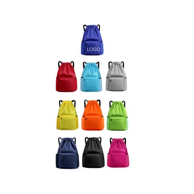 Large Capacity Bundle Pocket Drawstring Backpack
