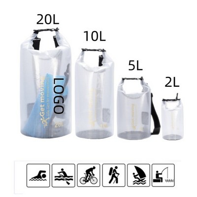 2L/ 5L / 10L / 15L / 20L Translucency Waterproof Dry Bag