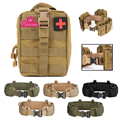 Tactical Molle Battle Belt Set