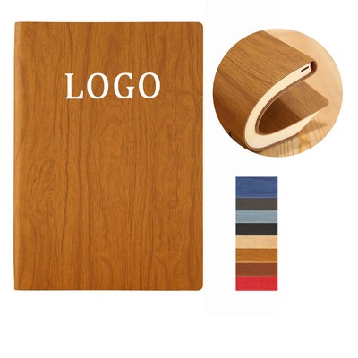 8.3" x 5.8" Wood Grain Notebook