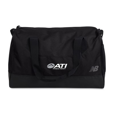 New Balance® Essentials Recycled rPET Medium Duffel - Black