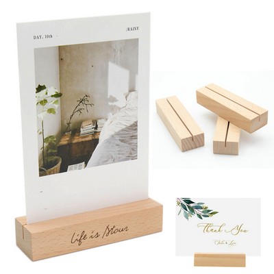 Wooden Card Base