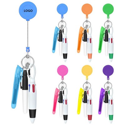Medical Retractable ID Badge Reel Set with QuickRelease Clip