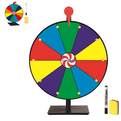 12-Inch Round PET & ABS Customizable Prize Wheel for Interactive Games & Events(Free Sample)