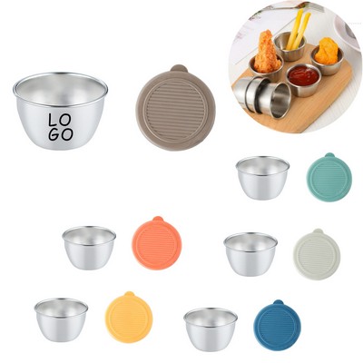Stainless Steel Small Sauce Cups With Lid