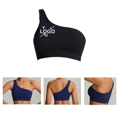 Womens Asymmetric Sports Bra