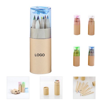 Colored Pencil Set with Sharpener