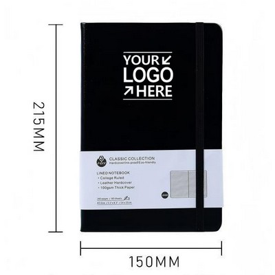 160 pages A5 Lined Journal Notebooks-100gsm creampaper