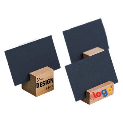 Personalized Laser-Engraved Beech Tag Bracket