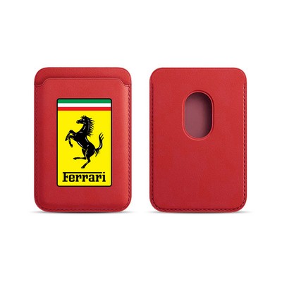 Full Color Printed PU Leather Cellphone Sleeve Card Holder