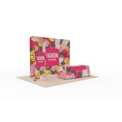 10' Display Kit With Backdrop, Banner Stand & Table Throw