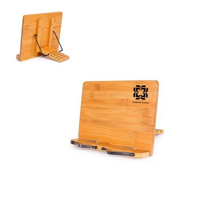 Bamboo Book Stand