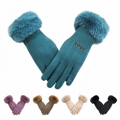 Women's Winter Touchscreen Gloves with Thermal Lining for Cycling and Daily Use