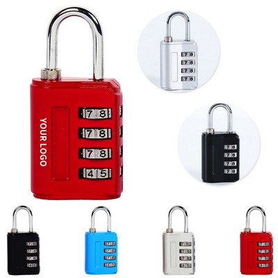 Four Dial Travel Combination Luggage Lock