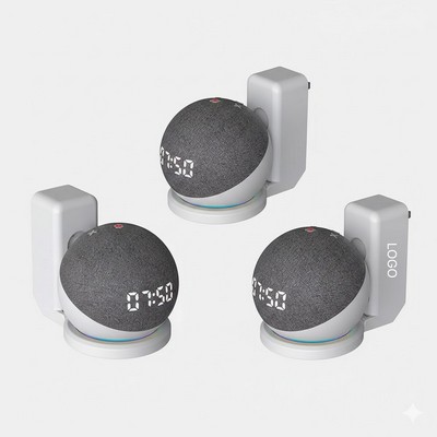 Smart Speaker Wall Mount Bracket Universal Floating Sound Stand Space-Saving Metal Wall Shelf