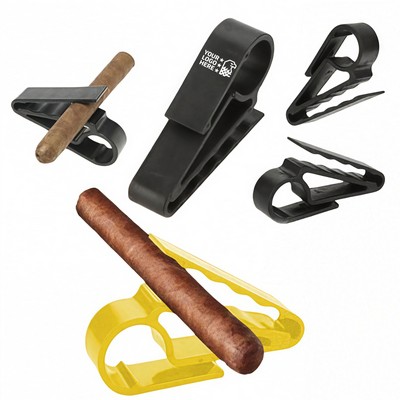Golfer Cigar Holder Grip Clip