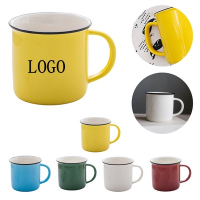 Elegant Porcelain Coffee Cup 14oz