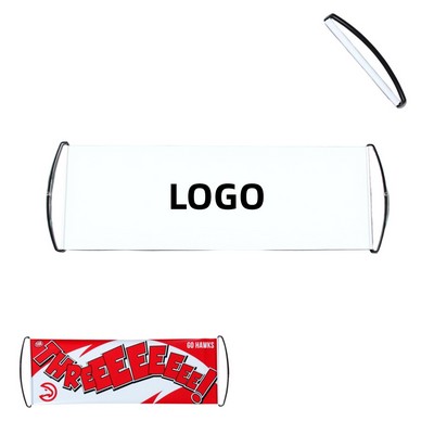 Custom Auto Retractable PET Handheld Banner