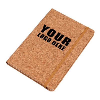 Eco Friendly Wood Grain Business Journal Notebook Elastic Closure