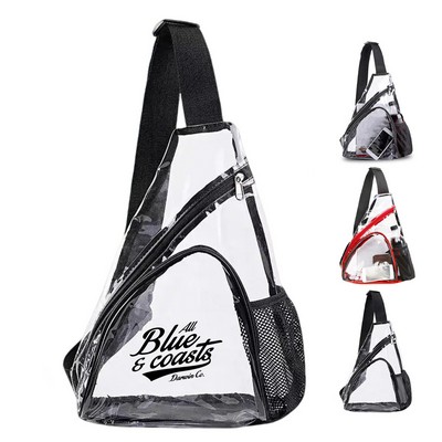 Clear PVC Sling Bag