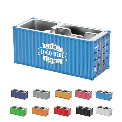 Shipping Container Pen Holder Organizer