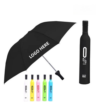 Portable Wine Bottle Umbrella