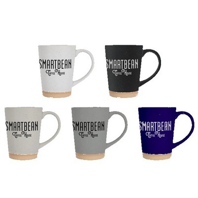 Toledo 15oz Speckle Latte Mug with Natural Bottom