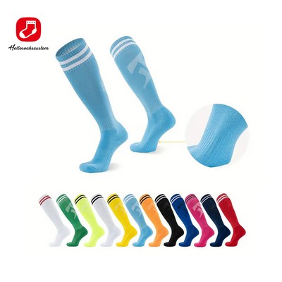 High Quality Custom Logo Football Soccer Socks
