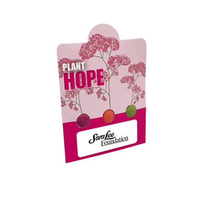 Triple Seed Ball Card - Bloom For The Cure