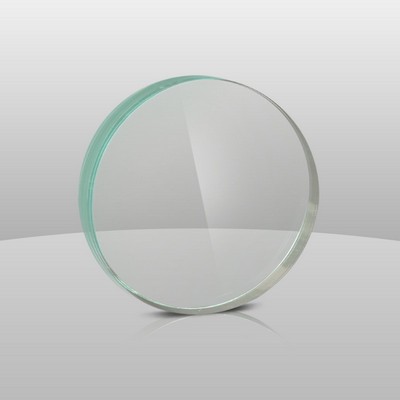 Jade Green Round Paperweight (5"x5"x3/4")