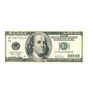 Hundred Dollar Bill Mighty Mini Magnet