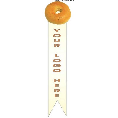 Bagel Bookmark w/ Black Back