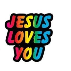 Jesus Loves You Mighty Mini Magnet
