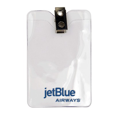 Holder - Vinyl - Vertical - Clip: OUTER- 2.55" X 3.8" INSERT- 2.40" X 3.25"