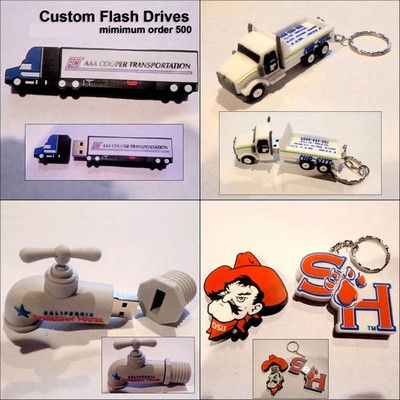Custom Flash Drive - 2 GB Memory