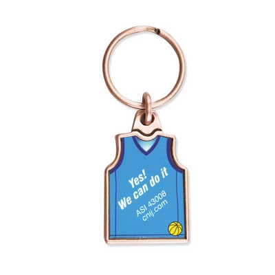 Express Basketball Jersey Key Chain (1"x 1.75")