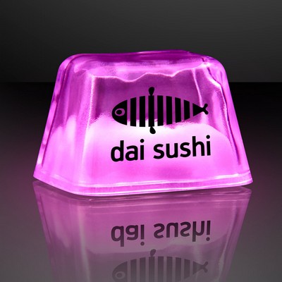 Pink Inspiration Ice LED Cubes - PATENT NO. D650,121 - PRINTED