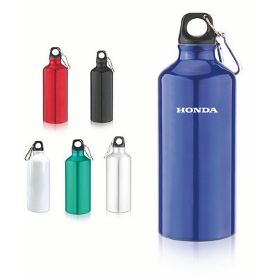 20 Oz. Aluminum Sports Bottle w/Carabiner