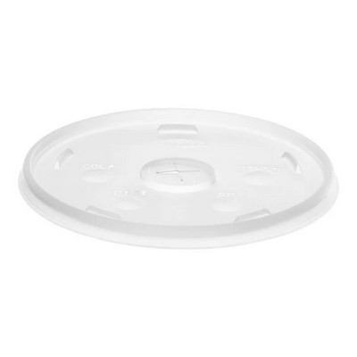 12 Oz. Foam Cup Straw-Slotted Lid